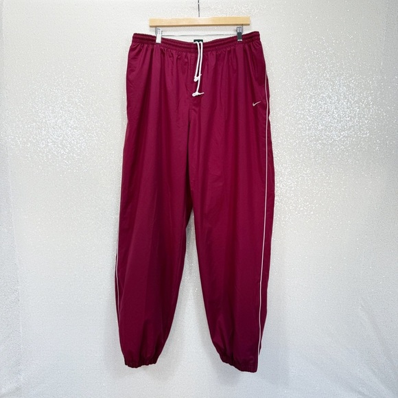 Nike Team Maroon Track Pants Men’s 3XL Athletic Warm-Up Pants - Picture 2 of 10